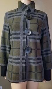 Joseph Ribkoff Knit Button-up Blaser